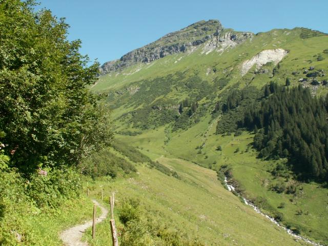 Blick zurück Alp Bischof