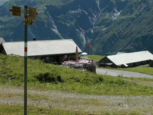 wir verlassen die Skihütte