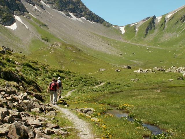 weiter Richtung Richetlipass