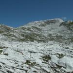 links Saaser Calanda, rechts Rätschenhorn