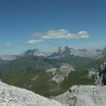 Blick ins Rätikon mit Schesaplana und Drusenfluh