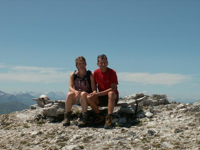 Gipfelfoto auf dem Rätschenhorn