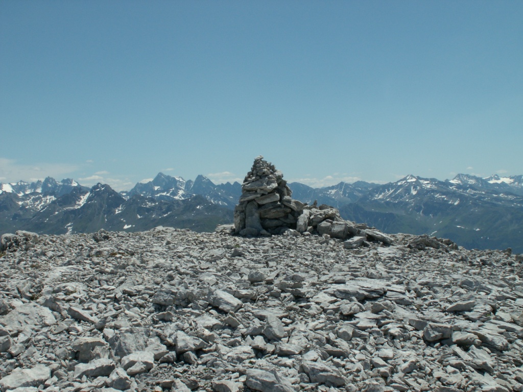 Steinmänndli auf dem Rätschenhorn