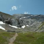 Blick zurück zum Rätschenhorn