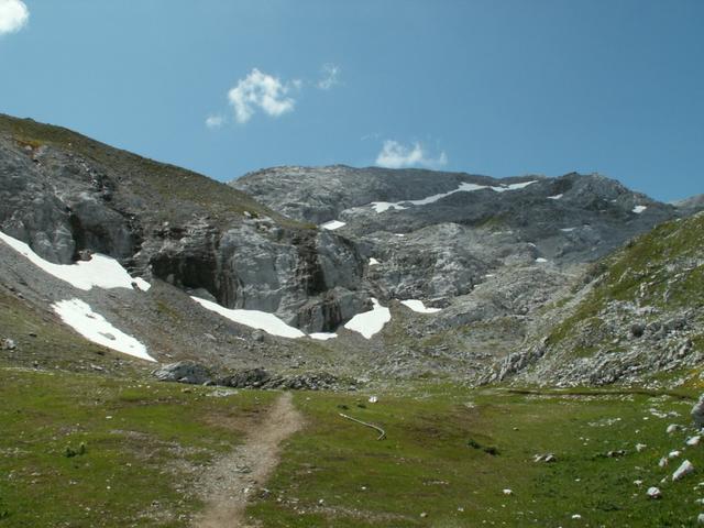 Blick zurück zum Rätschenhorn