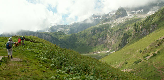 wir wandern weiter Richtung Guppensee