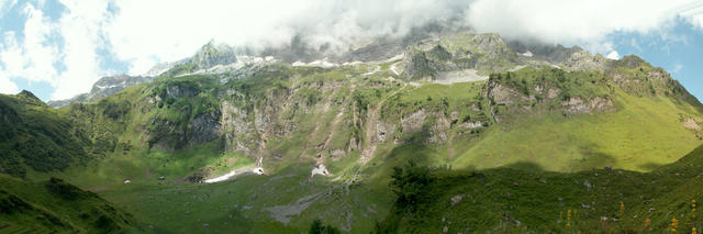 Breitbildfoto Guppenalp