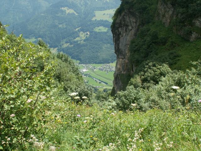 Blick runter ins Linthal