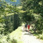 auf dem Weg Richtung Braunwald