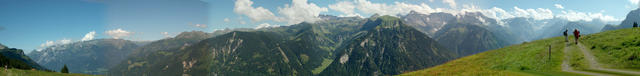 Breitbildfoto bei Braunwald