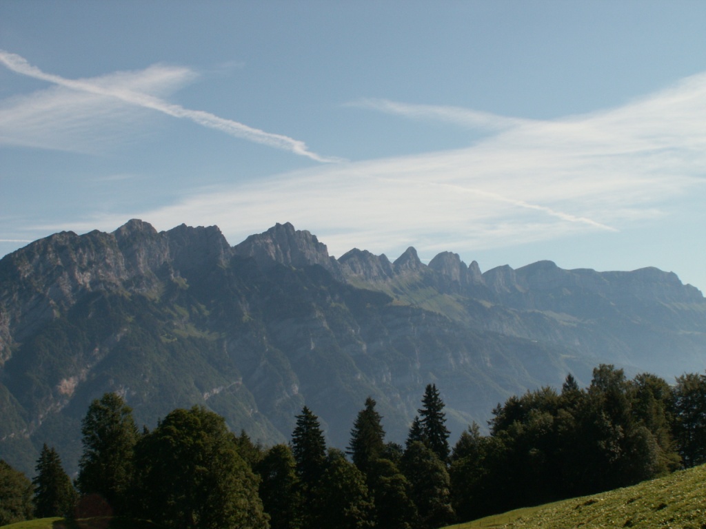 Blick zu den Churfirsten