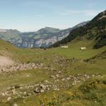 Blick zurück zur Alp Meerenboden