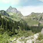 Breitbildfoto Fronalpstock mit Schijenstock