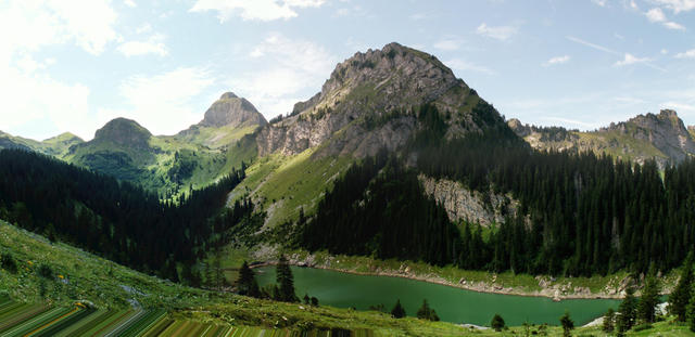 Breitbildfoto vom Spaneggsee