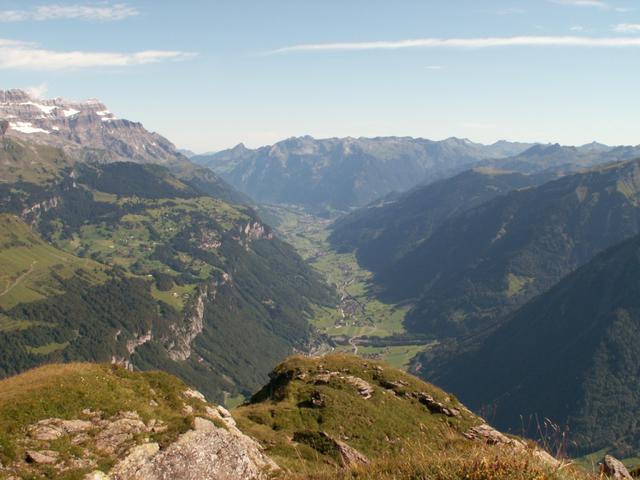 Blick runter ins Linthal