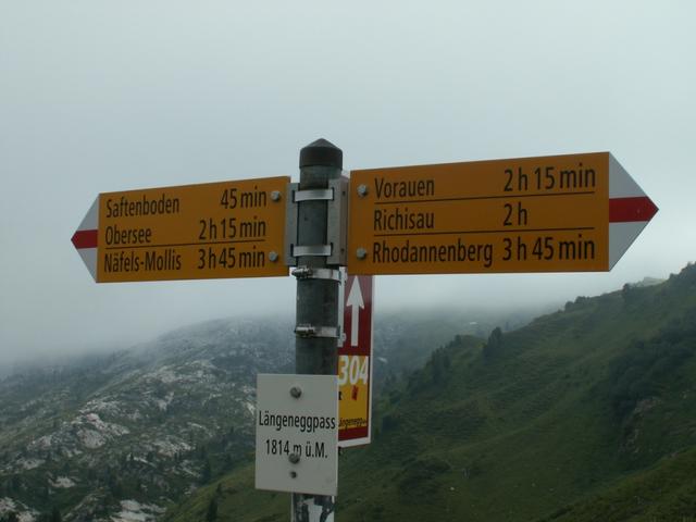 auf dem Längeneggpass 1814 m.ü.M.