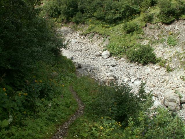 es geht runter zum Sulzbach