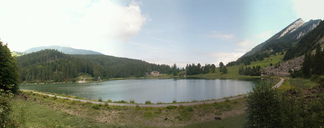 Breitbildfoto vom Obersee