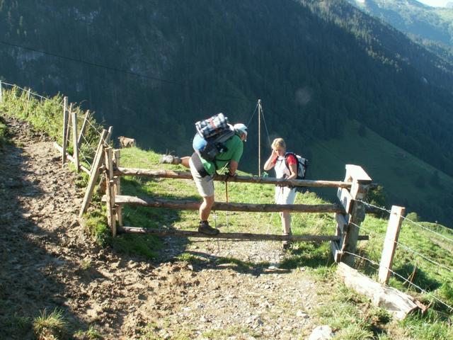 Ivano beim ersten Hinderniss