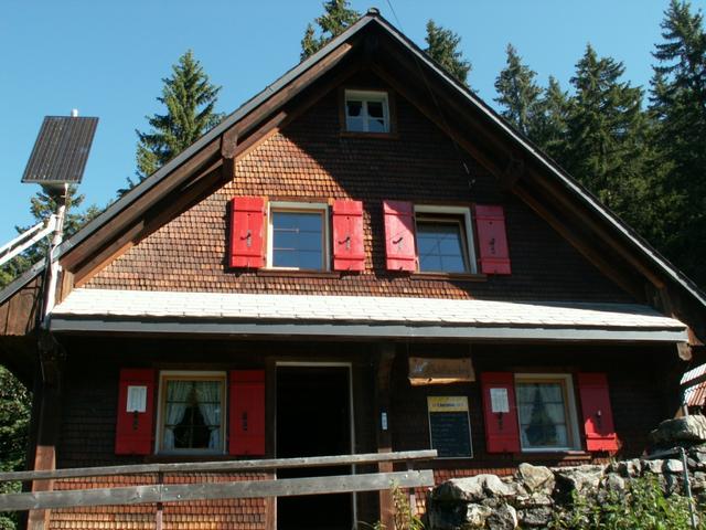 die Hohfläschenhütte 1386 m.ü.M.