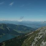 der Wägitalersee und Zürichsee