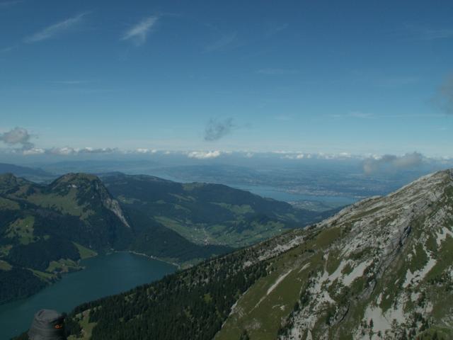 der Wägitalersee und Zürichsee