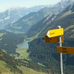 Blick runter zum Obersee und Oberseetal