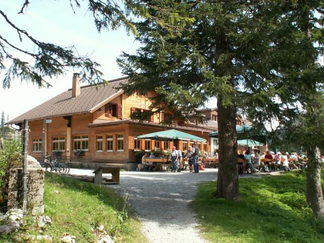 die Lindauerhütte 1744 m.ü.M.