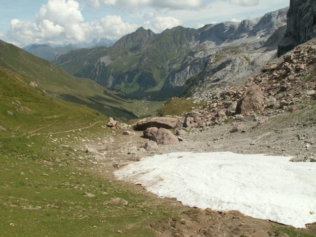 hier oben liegt noch Schnee