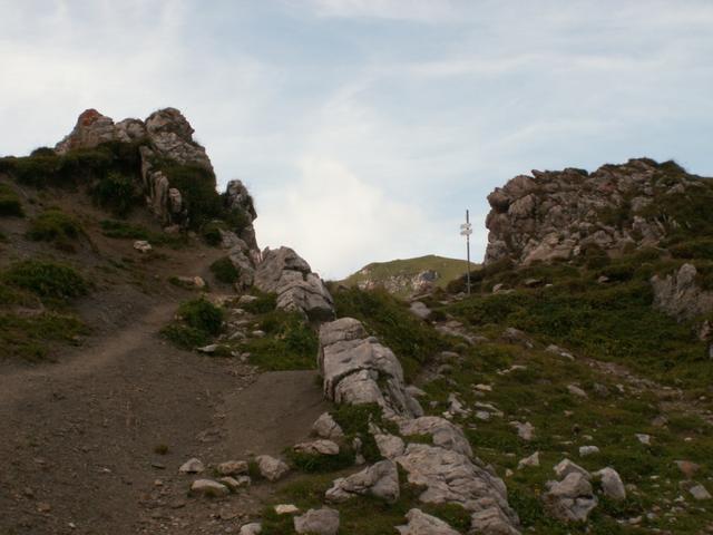 das Verajöchli 2330 m.ü.M.