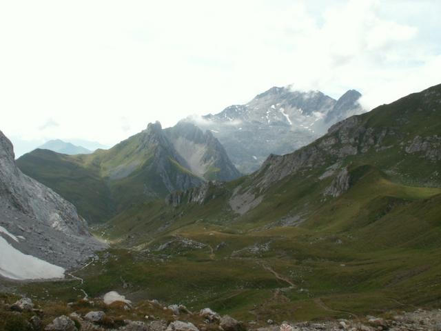 Blick Richtung Totalp und Schesaplana