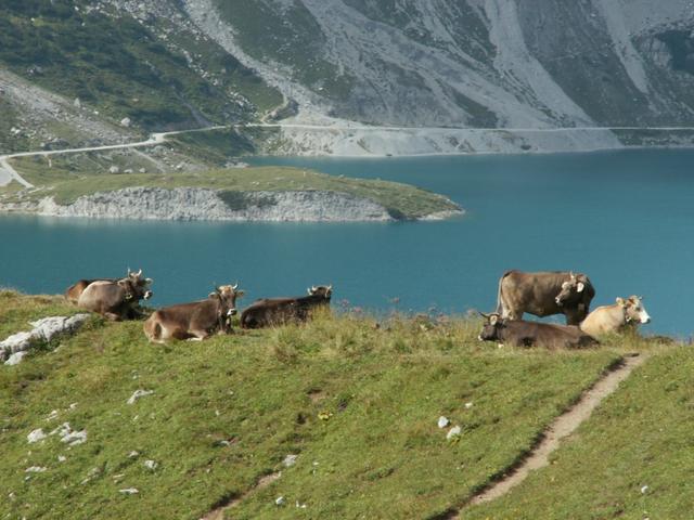 der Lünersee 1941 m.ü.M.