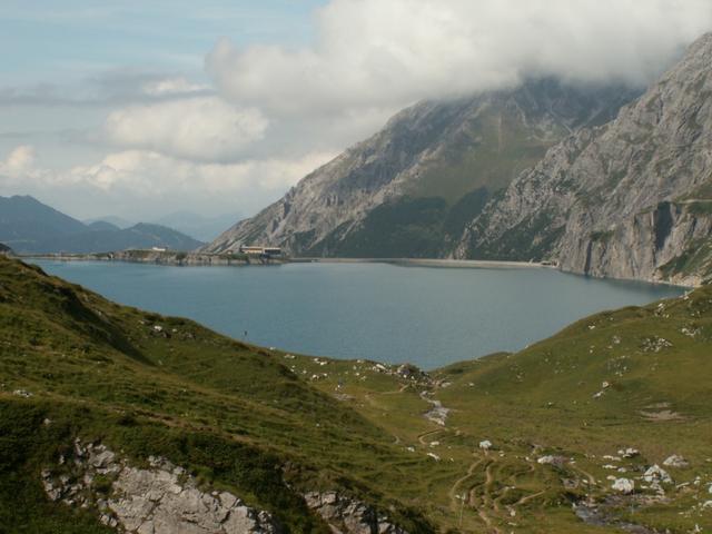 der Lünersee mit Douglasshütte