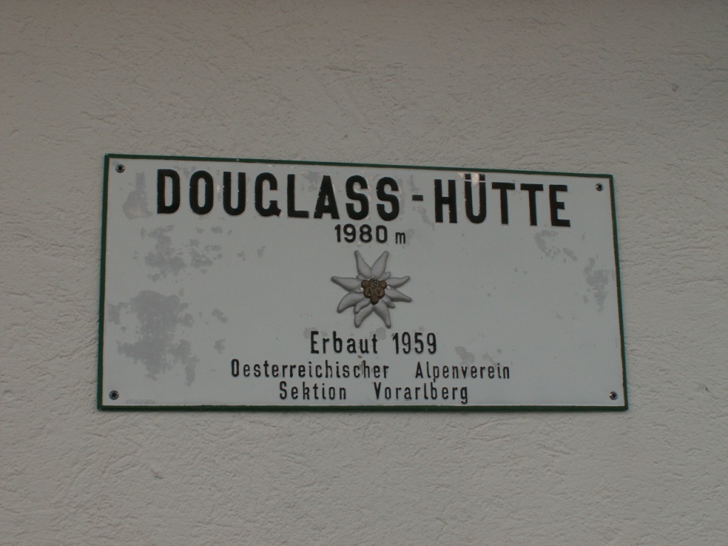 die Douglasshütte 1979 m.ü.M.