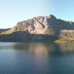 Breitbildfoto Lünersee bei Prachtswetter