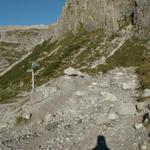 vom Seeweg führt der Bergweg nur noch aufwärts