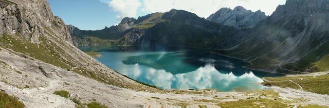 super Breitbildfoto vom Lünersee