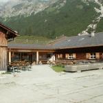 Hütte innereparpfienzeralp. Feiner Käse und Jogurt