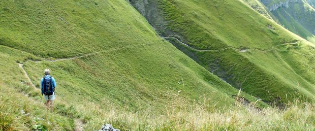 schöner Bergweg