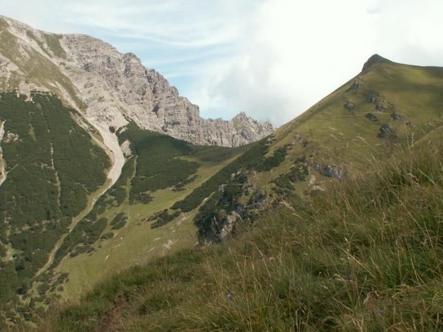 Blick zurück zum Amatschonjoch