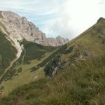 Blick zurück zum Amatschonjoch