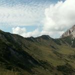 Blick zur Bergstation Sareis - Malbun