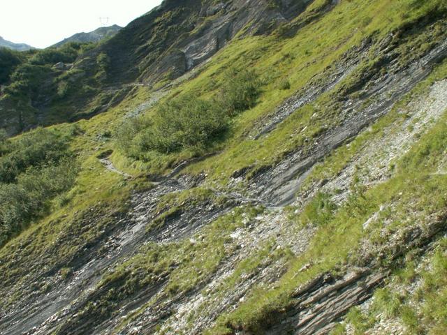 der Weg wird ausgesetzter