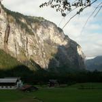 das Lauterbrunnental bei Stechelberg