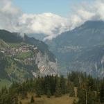 Blick runter ins Lauterbrunnental