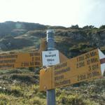 bei der Abweigung Busengrat 1940 m.ü.M.