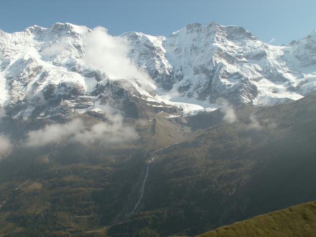 Mittaghorn und Grosshorn mit Schmadribachfall