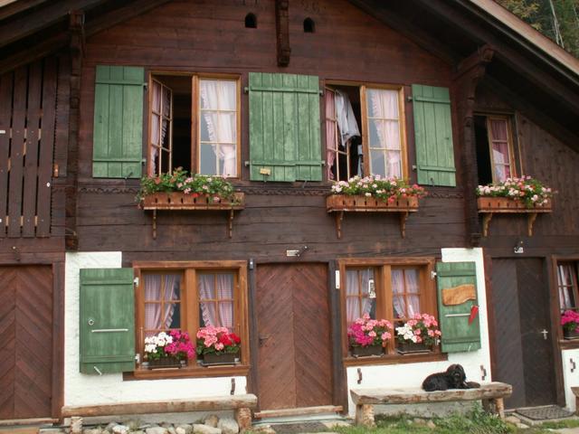 das Nebenhaus vom Berggasthaus Tschingelhorn