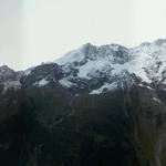 Breitbildfoto vom Berggasthaus Tschingelhorn aus gesehen