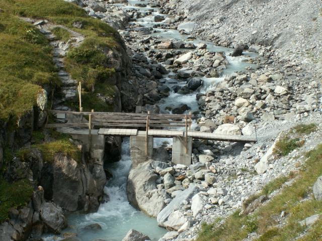 Brücke über Tschingel Lütschine 1800 m.ü.M.